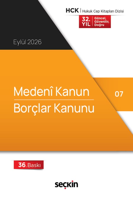 Medeni Kanun – Borçlar Kanunu (Cep Kitabı) Seçkin Yayıncılık  - Kitap