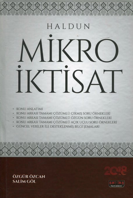 Haldun Mikro İktisat Özgür Özcan, Salim Göl  - Kitap
