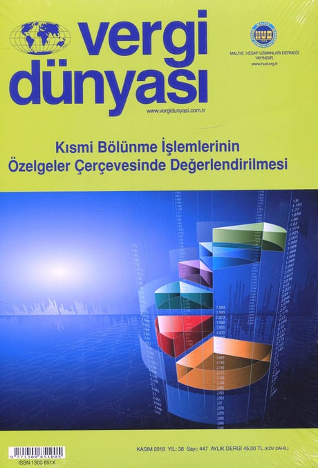 Vergi Dünyası Dergisi Kasım 2018 Münever Yeğin 
