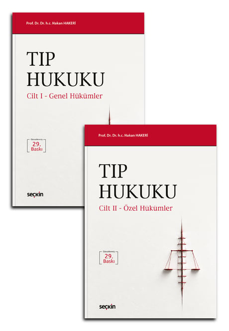 Tıp Hukuku (2 Cilt) Genel Hükümler – Özel Hükümler Prof. Dr. Hakan Hakeri  - Kitap