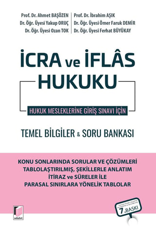 İcra ve İflas Hukuku Temel Bilgiler & Soru Bankası