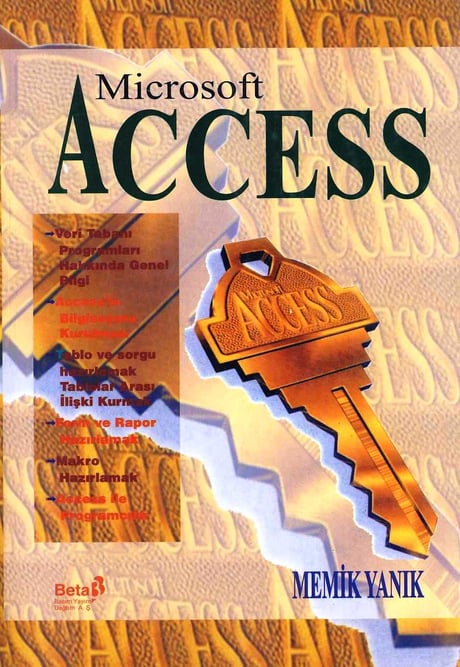 Microsoft Access Memik Yanık  - Kitap