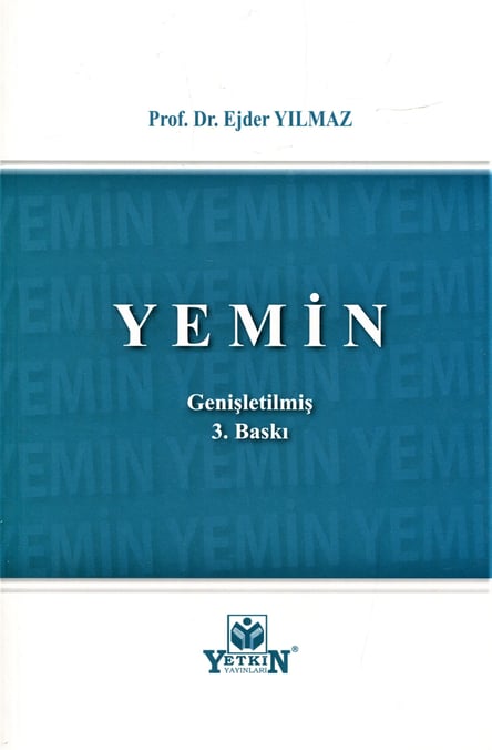 Yemin Prof. Dr. Ejder Yılmaz  - Kitap