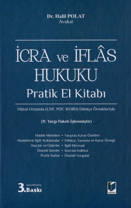 İcra ve İflas Hukuku Pratik El Kitabı Av. Dr. Halil Polat  - Kitap