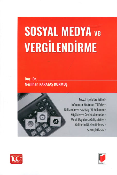 Sosyal Medya ve Vergilendirme Doç. Dr. Neslihan Karataş Durmuş  - Kitap