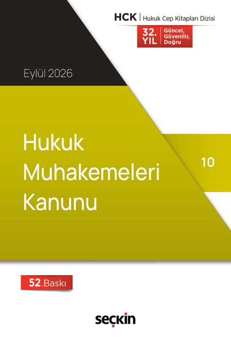 Hukuk Muhakemeleri Kanunu (Cep Kitabı) Seçkin Yayıncılık  - Kitap