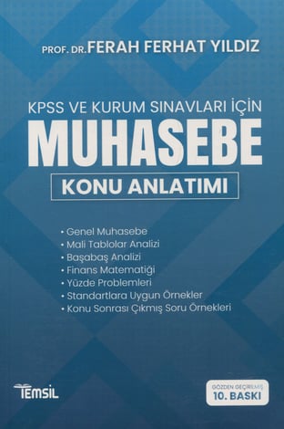 KPSS ve Kurum Sınavları İçin Muhasebe Konu Anlatımı