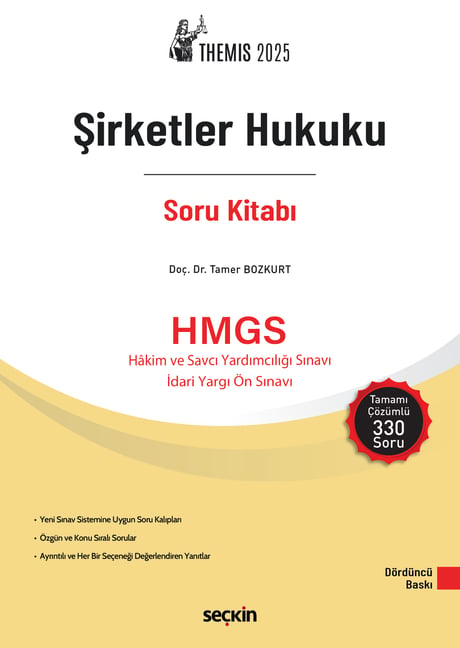 THEMIS – Şirketler Hukuku Soru Kitabı Doç. Dr. Tamer Bozkurt  - Kitap