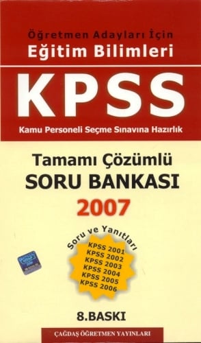 Öğretmen Adayları için KPSS Soru Bankası (Eğitim Bilimleri) Yazar Belirtilmemiş  - Kitap
