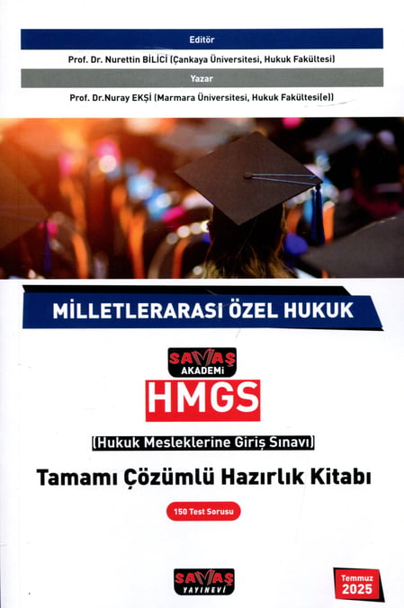 HMGS Milletlerarası Özel Hukuk Tamamı Çözümlü Hazırlık Kitabı Prof. Dr. Nurettin Bilici, Prof. Dr. Nuray Ekşi  - Kitap