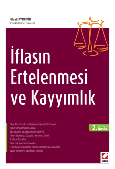 İflasın Ertelenmesi ve Kayyımlık Efrail Aydemir  - Kitap