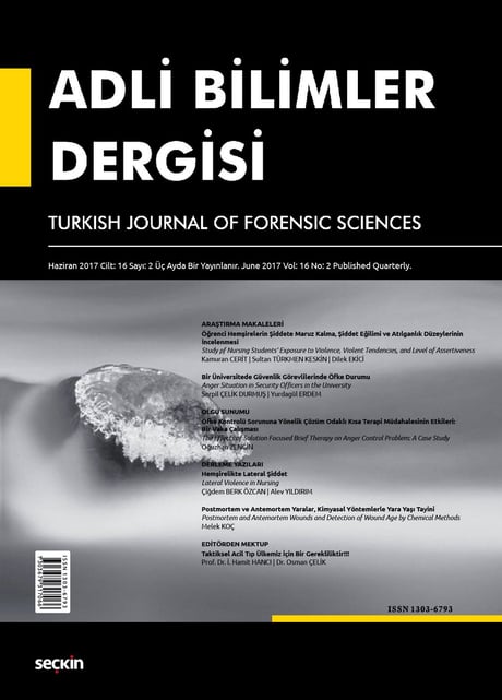 Adli Bilimler Dergisi – Cilt:16 Sayı:2 Haziran 2017 Prof. Dr. İ. Hamit Hancı 