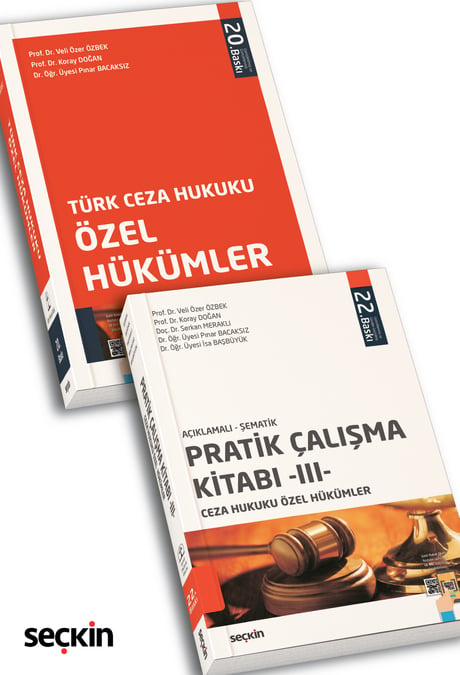 Ceza Hukuku Özel Hükümler  (2'li Set)  Ekim 2025 Prof. Dr. Veli Özer Özbek, Prof. Dr. Koray Doğan, Doç. Dr. Serkan Meraklı, Dr. Öğr. Üyesi Pınar Bacaksız, Dr. Öğr. Üyesi İsa Başbüyük 