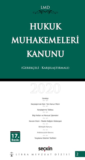 Karşılaştırmalı – Gerekçeli Hukuk Muhakemeleri Kanunu / LMD–2 Libra Mevzuat Dizisi Mutlu Dinç, Çilem Bahadır  - Kitap