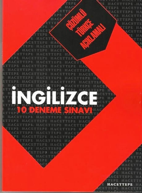 İngilizce Deneme Sınavı Yazar Belirtilmemiş  - Kitap