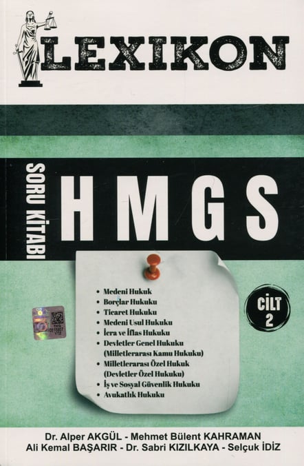 HMGS LEXIKON Soru Bankası Seti (2 Cilt – Takım) Dr. Alper Akgül, Dr. Sabri Kızılkaya, Mehmet Bülent Kahraman, Ali Kemal Başarır, Selçuk İdiz  - Kitap