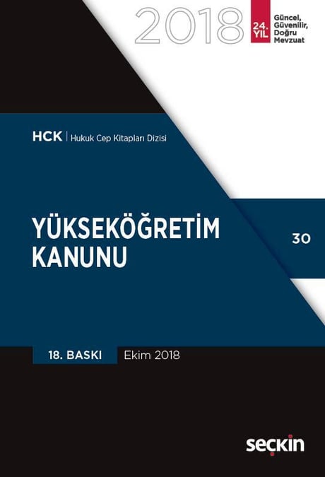 Yükseköğretim Kanunu Seçkin Yayıncılık  - Kitap
