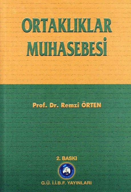 Ortaklıklar Muhasebesi Prof. Dr. Remzi Örten  - Kitap