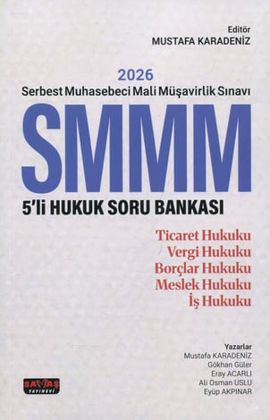 Serbest Muhasebeci Mali Müşavirlik Sınavı SMMM 5'li Hukuk Soru Bankası