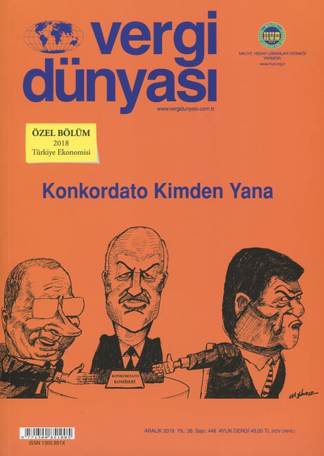 Vergi Dünyası Dergisi Aralık 2018 Değerleme Eki Münever Yeğin 