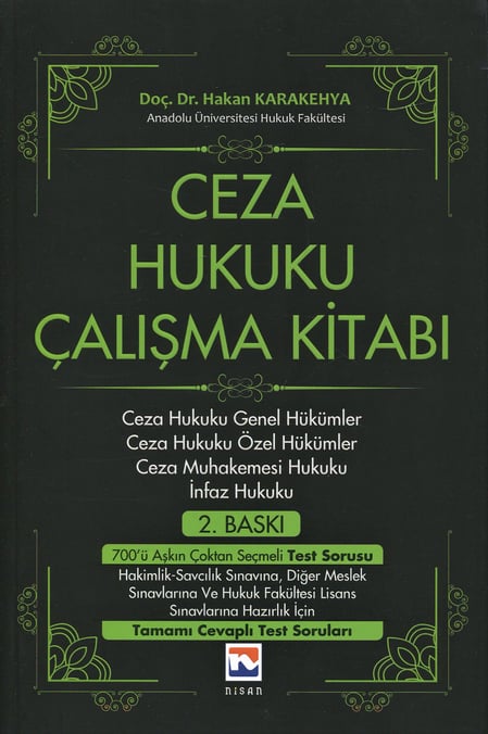 Ceza Hukuku Çalışma Kitabı Doç. Dr. Hakan Karakehya  - Kitap