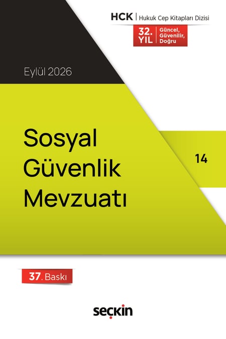 Sosyal Güvenlik Mevzuatı (Cep Kitabı) Seçkin Yayıncılık  - Kitap
