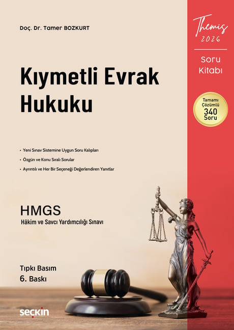 THEMIS – Kıymetli Evrak Hukuku Soru Kitabı Tıpkı Basım Doç. Dr. Tamer Bozkurt  - Kitap