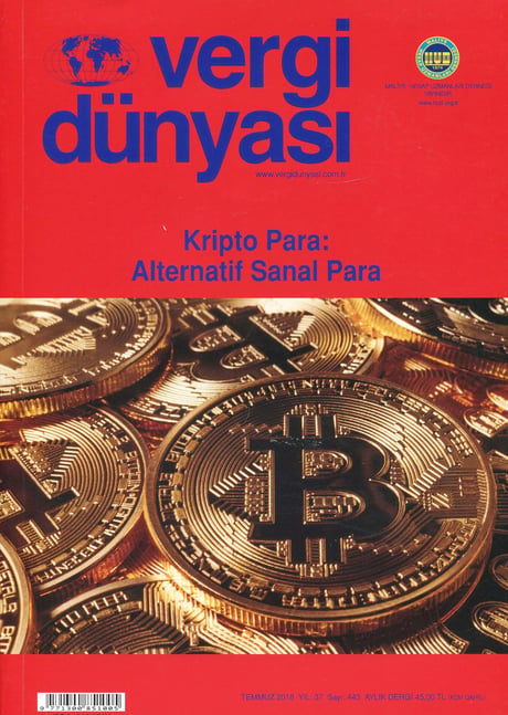 Vergi Dünyası Dergisi Temmuz 2018 Münever Yeğin 