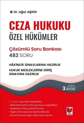 Ceza Hukuku Özel Hükümler Çözümlü Soru Bankası
