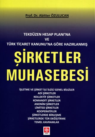 Şirketler Muhasebesi