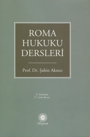Roma Hukuku Dersleri 