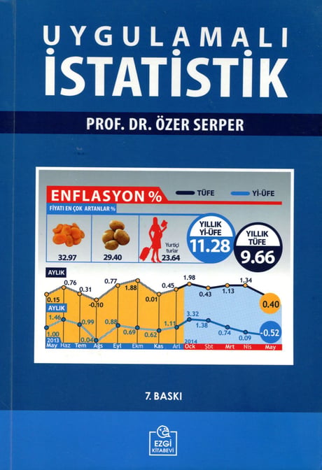 Uygulamalı İstatislik Prof. Dr. Özer Serper  - Kitap