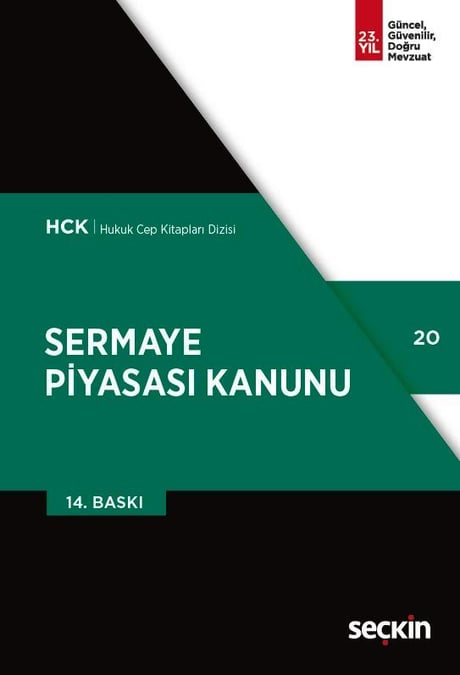 Sermaye Piyasası Kanunu (Cep Kitabı) Seçkin Yayıncılık  - Kitap