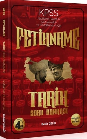 KPSS Adli ve İdari Hakimlik Fetihname Tarih Soru Bankası 2019 Bekir Çelik  - Kitap