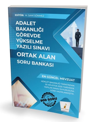 GYS Adalet Bakanlığı Görevde Yükselme Yazılı Sınavı Ortak Alan Soru Bankası