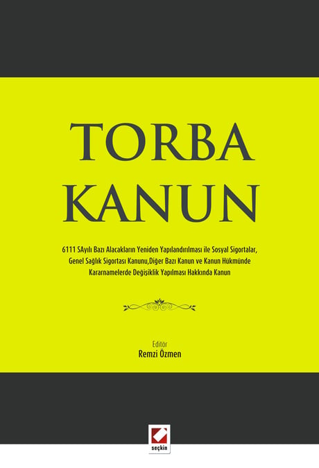 Torba Kanun Seçkin Yayıncılık  - Kitap