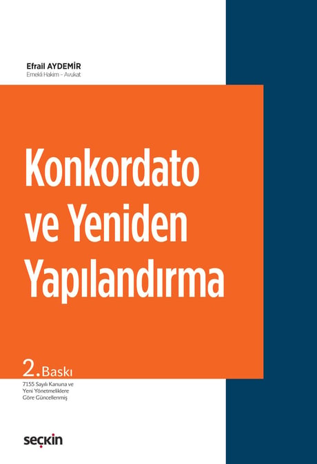 Konkordato ve Yeniden Yapılandırma Efrail Aydemir  - Kitap