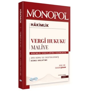 Hakimlik Maliye – Vergi Hukuku