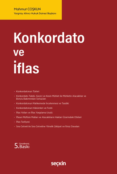 Konkordato ve İflas Mahmut Coşkun  - Kitap