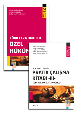 Ceza Hukuku Özel Hükümler  (2'li Set) Ekim 2026