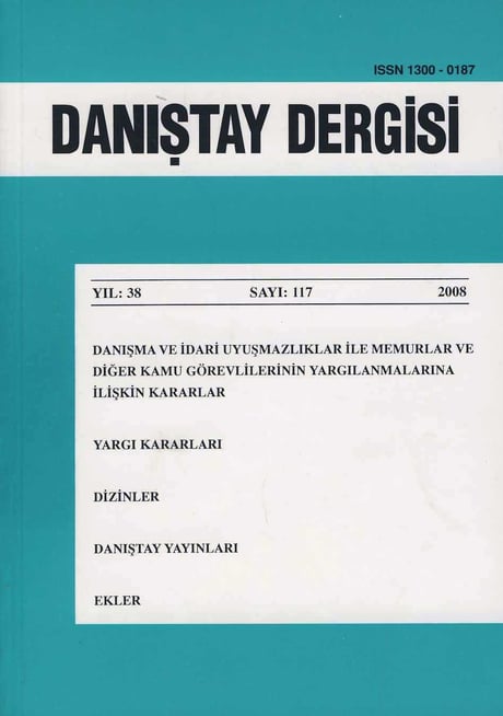Danıştay Dergisi – Sayı:117 Yüksel Özdemir 
