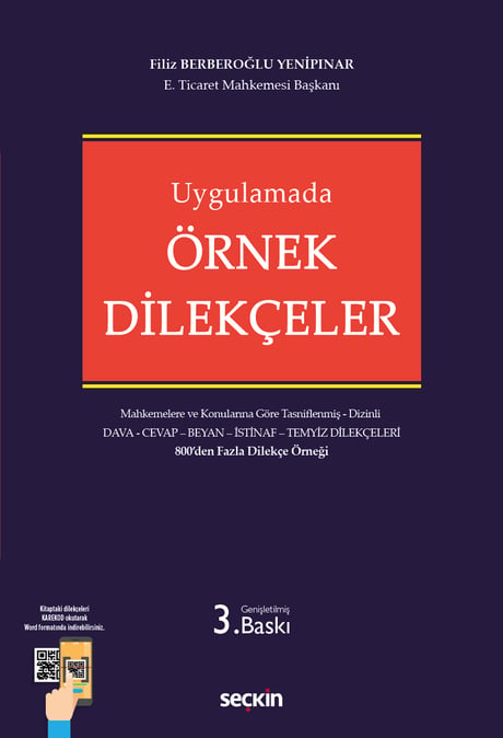 Uygulamada Örnek Dilekçeler Filiz Berberoğlu Yenipınar  - Kitap