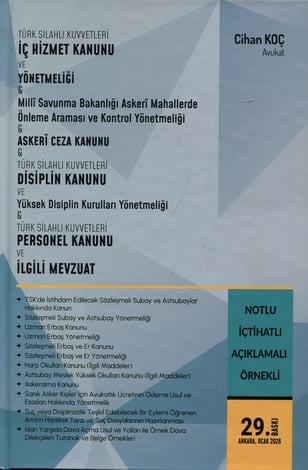 İç Hizmet Kanunu ve Yönetmeliği