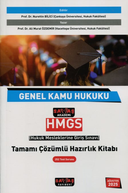 HMGS Genel Kamu Hukuku Tamamı Çözümlü Hazırlık Kitabı Prof. Dr. Nurettin Bilici  - Kitap
