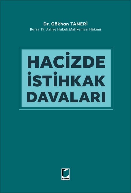 Hacizde İstihkak Davaları  Dr. Gökhan Taneri  - Kitap