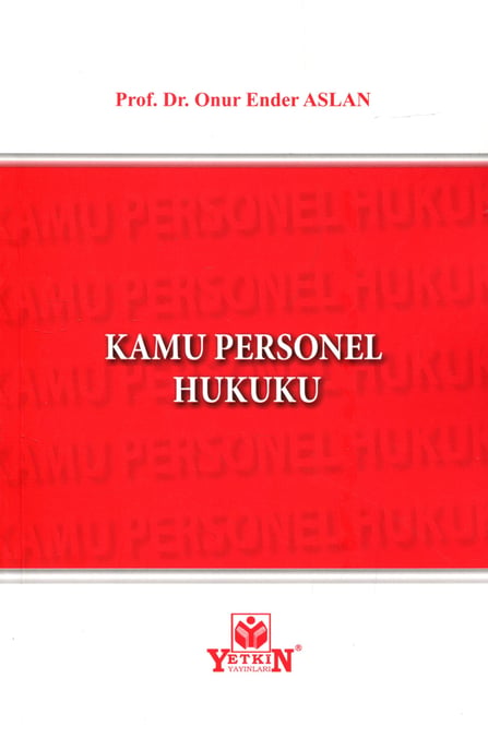 Kamu Personel Hukuku Prof. Dr. Onur Ender Aslan  - Kitap