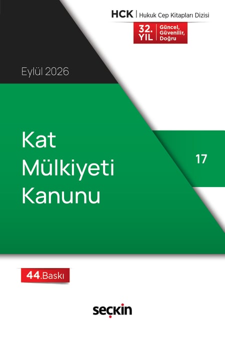 Kat Mülkiyeti Kanunu (Cep Kitabı) Seçkin Yayıncılık  - Kitap