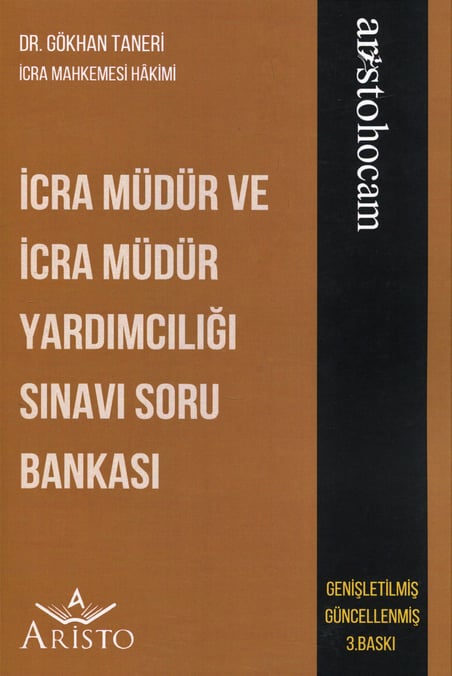İcra Müdür ve İcra Müdür Yardımcılığı Sınavı Soru Bankası Dr. Gökhan Taneri  - Kitap