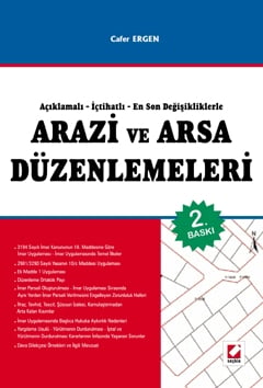 Arazi ve Arsa Düzenlemeleri Cafer Ergen  - Kitap
