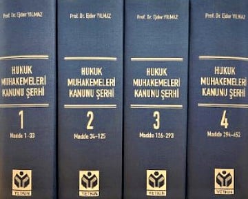 Hukuk Muhakemeleri Kanunu Şerhi (4 Cilt Takım) Prof. Dr. Ejder Yılmaz  - Kitap